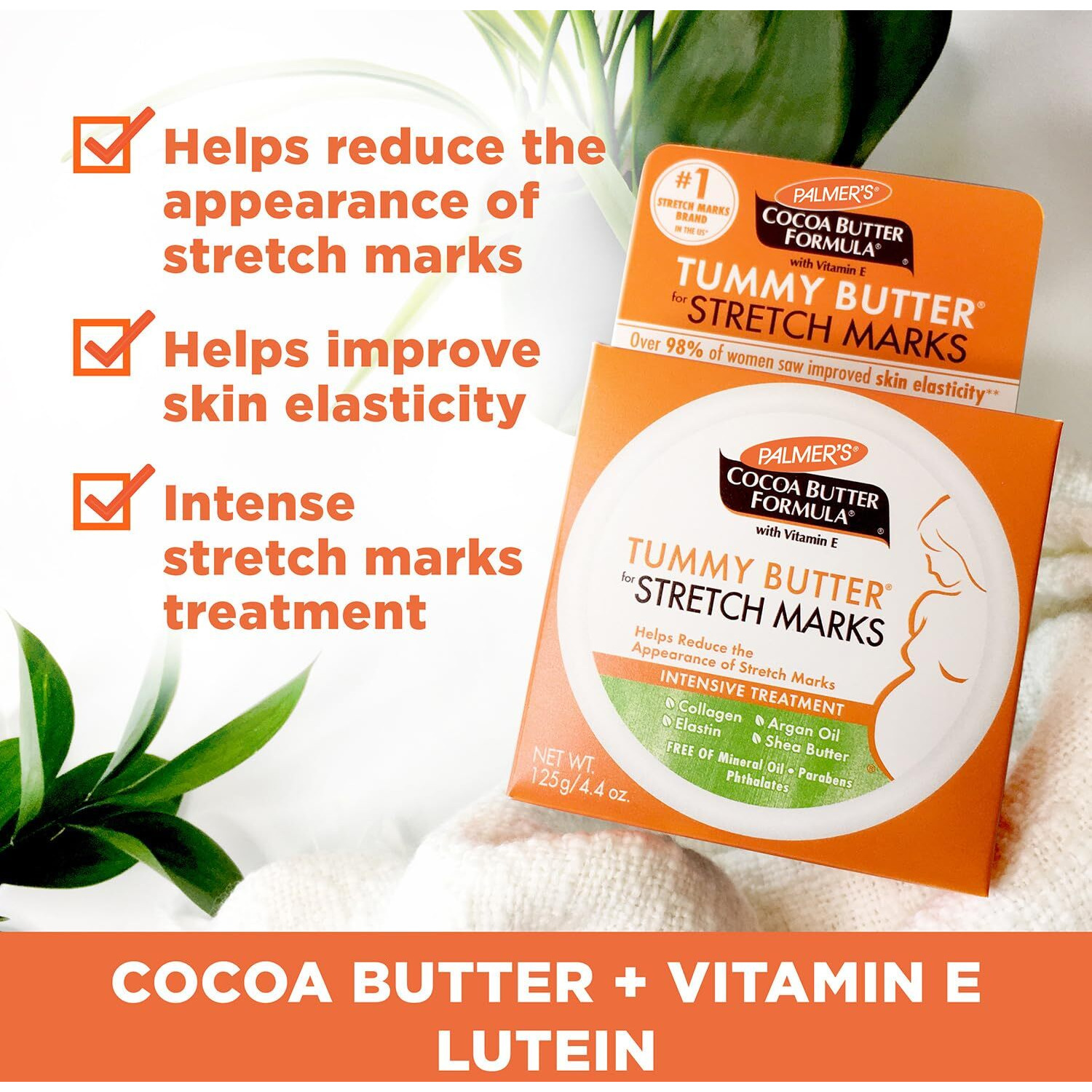 PalmerS Palmers Cocoa Tummy Liquid Butter For Stretch Marks - 125Gm