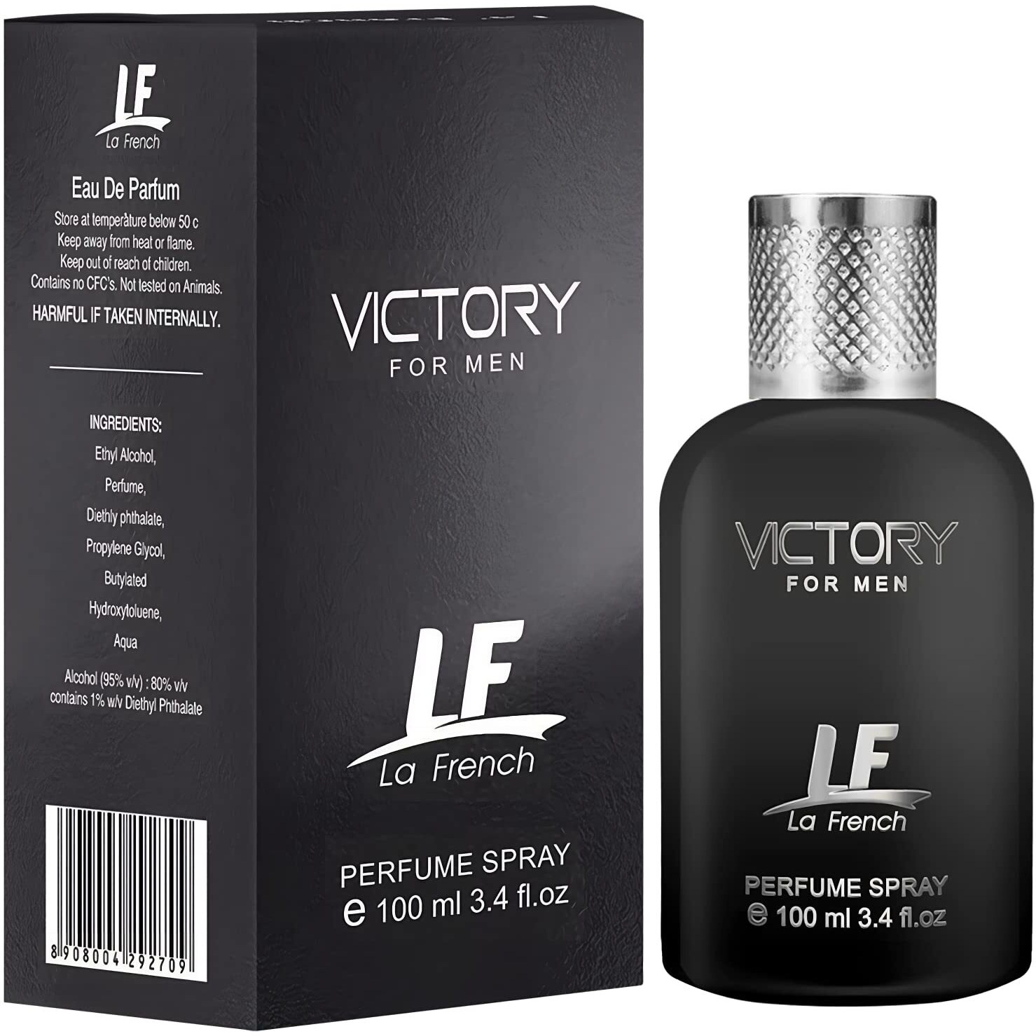 La French Victory Eau De Parfum - 100Ml Perfume For Men | Intense Long Lasting Perfume | Premium Fresh Fragrance Scent Edp Spray | Best Gift Perfume For Man And Husband.(Pack Of 1)