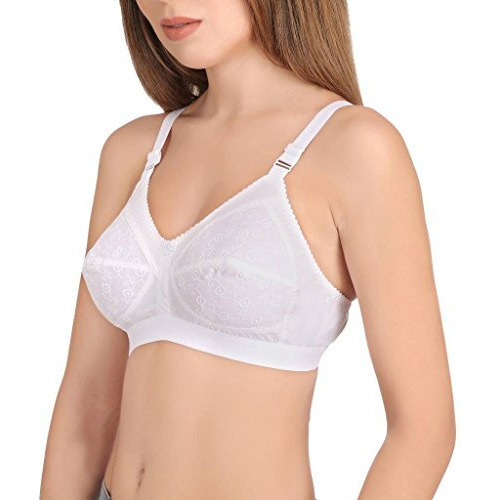EveS Beauty WomenS Full Coverage Bra White