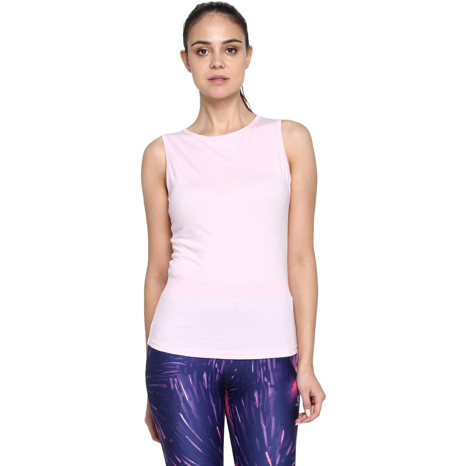 ApPulse WomenS Sleeveless Round Neck Tshirt