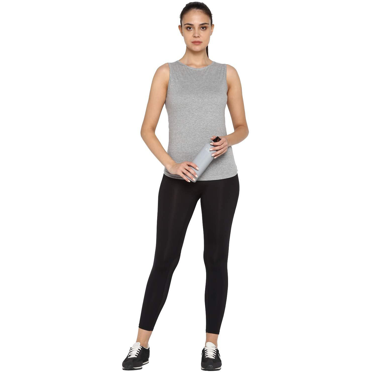 ApPulse WomenS Sleeveless Round Neck Tshirt