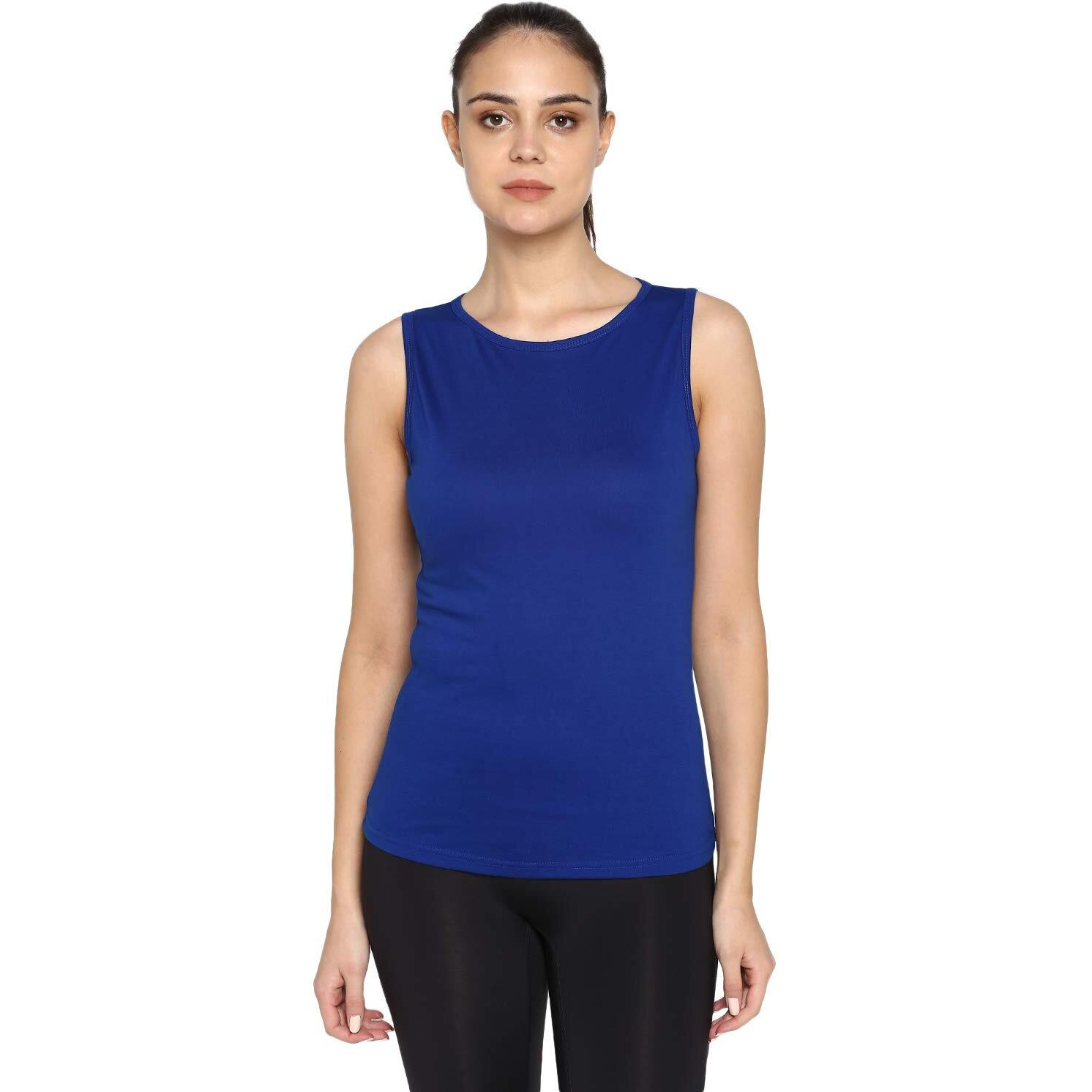 ApPulse WomenS Sleeveless Round Neck Tshirt