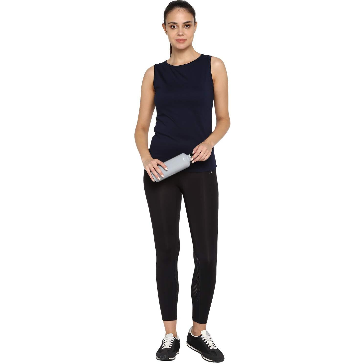 ApPulse WomenS Sleeveless Round Neck Tshirt