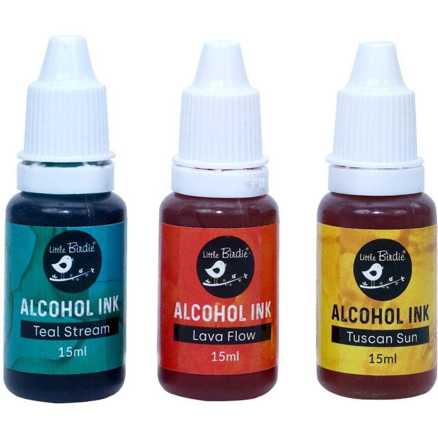 Little Birdie Alcohol Ink - 15Ml, 3Pc (Spring Blossom)