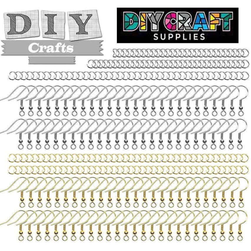 Diy Crafts 200 Pcs, Bronze, Earring Hooks As Choice X Pcs & Colour Ear Wires With Ball And Coil For D(200 Pcs, Bronze)