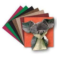 Generic Rough Textured Both Side Coloured 15 Cm X 15 Mm Origami Sheets/Construction Paper Unruled (Set Of 100, Multi Color) For Origami, Scrap Booking, Hoobby Crafts, Project Work Etc (100).