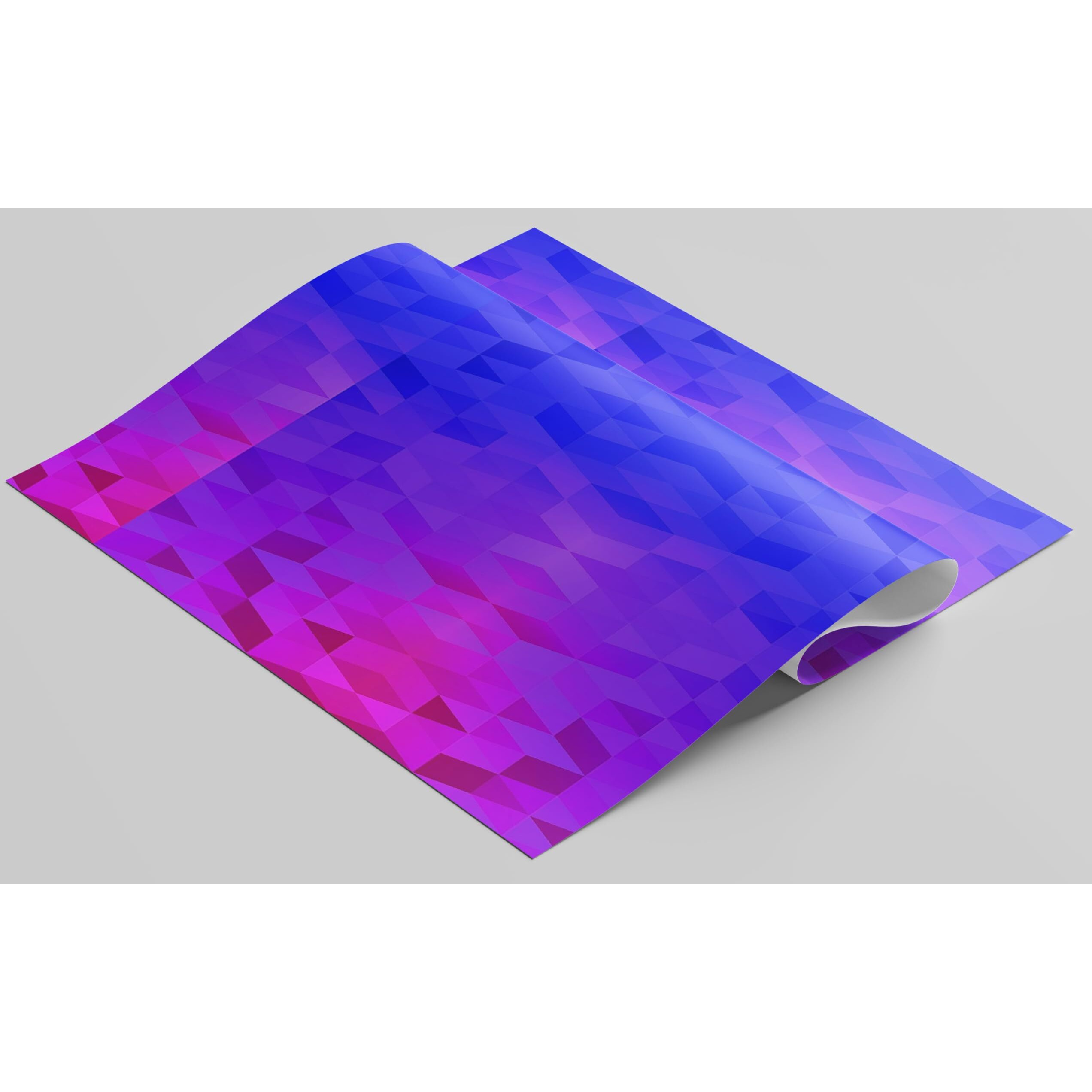 Accuprints Gift Wrapping Paper Pack Of 10|Design Blue Box Pattern |Size 20 X 30 Inch