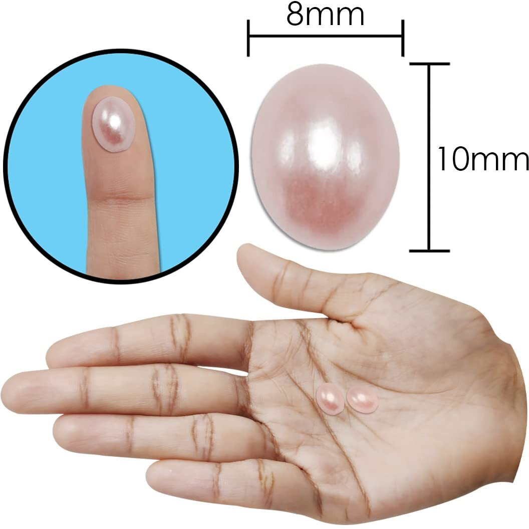 Diy Crafts 125 Grm, As Image, 8Mm X 10Mm As Image Diy Accessory Findings Jewellery Clasps Fittings Diy Jewellery Making Accessories Light Pink Color Plastic Material (125 Grm, As Image)
