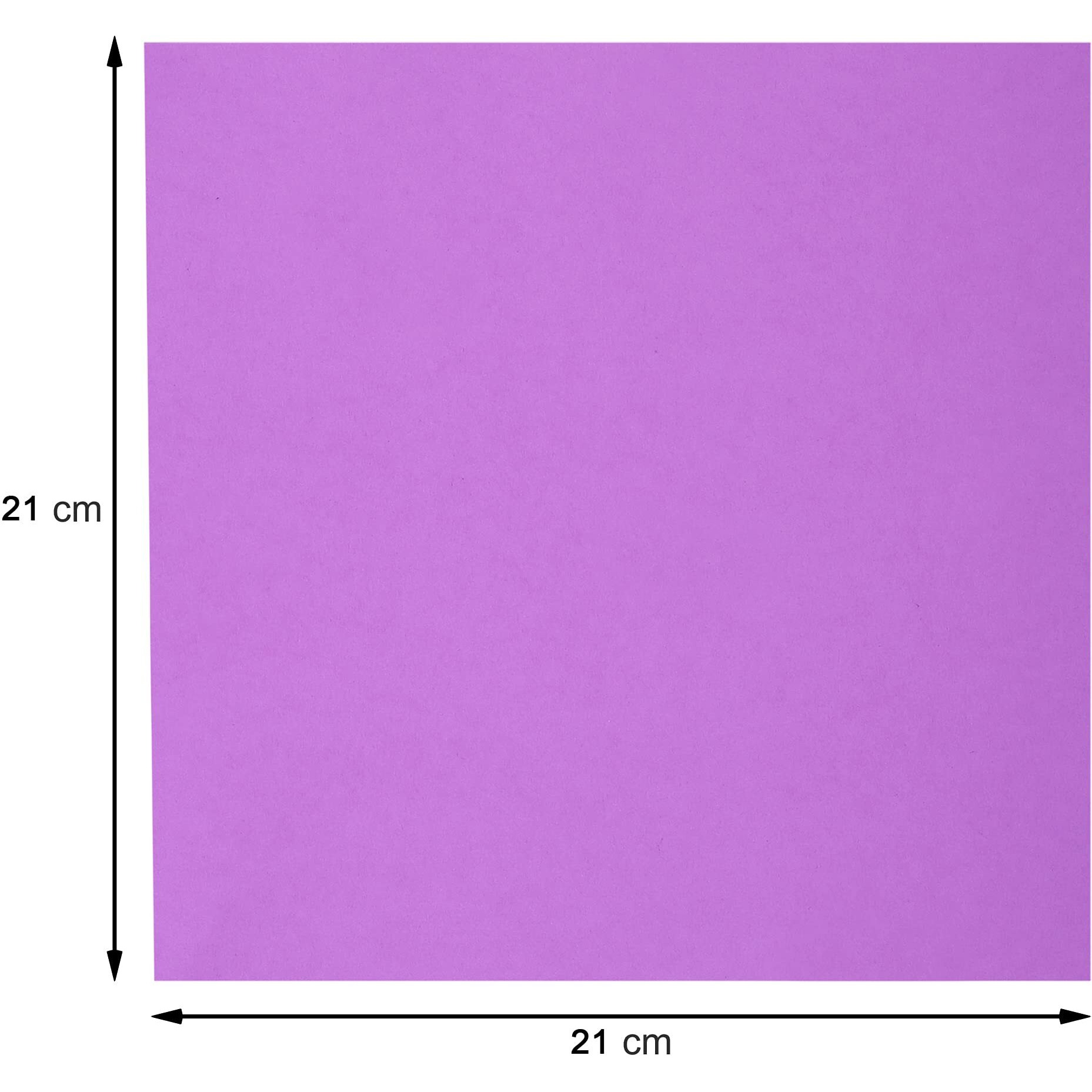 Snow Crafts Origami Paper 80 Gsm For Kids Double Sided 10 Vibrant Colored 21Cmx21Cm Oragami Paper Packs For Arts And Crafts. (100 Sheets)