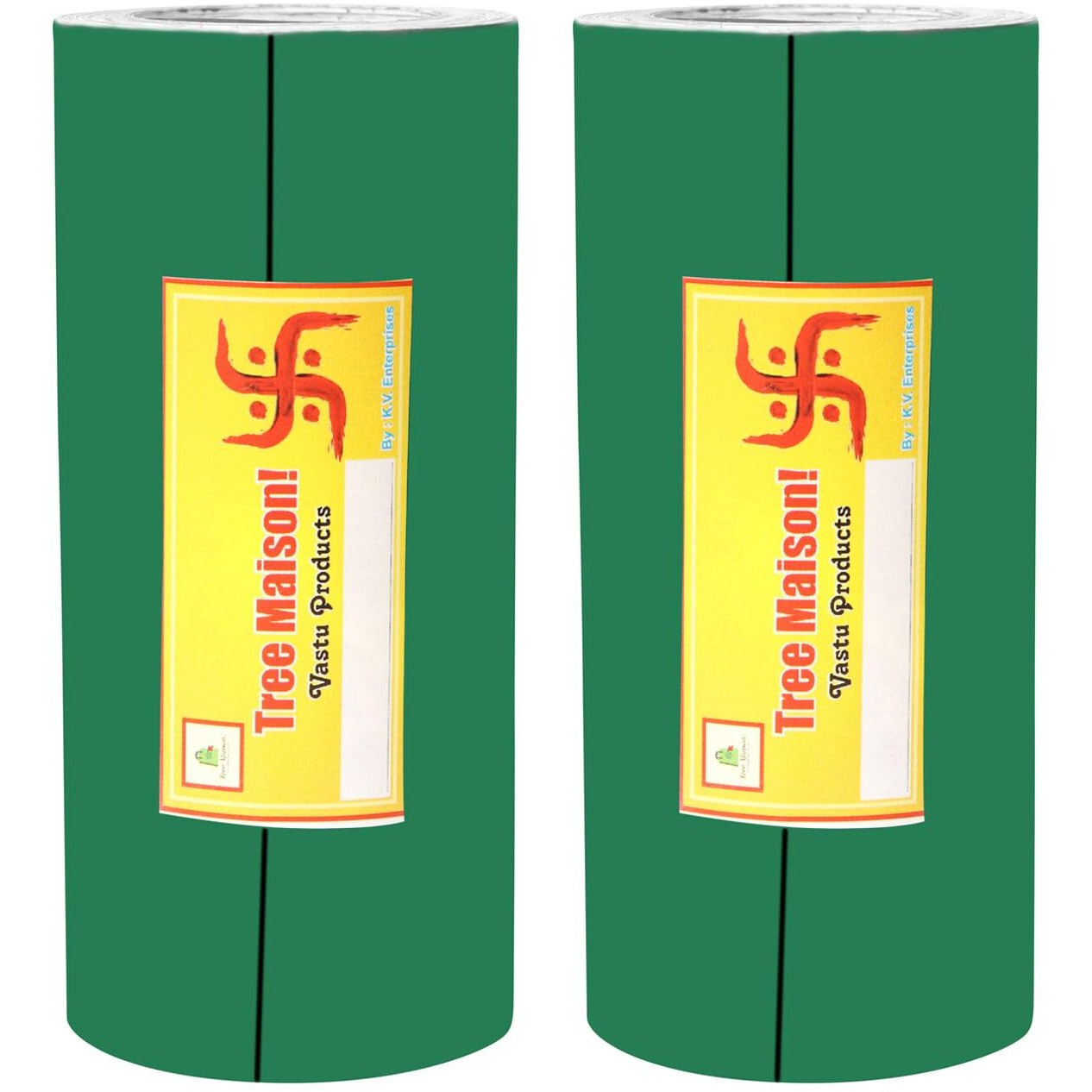 Tree Maison Coronating Homes Vastu Combo Green Tapes |Size - 3 Inch| Length- 10 Feet (Approx) |Vastu Remedy For Toilet | Main Door Entrance | Pack Of 2