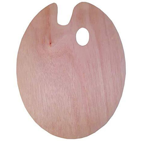 Imprint Wooden Color Pallete Art Supplies 9.5 X 12 Inch Bigger Size(Pack Of 1)