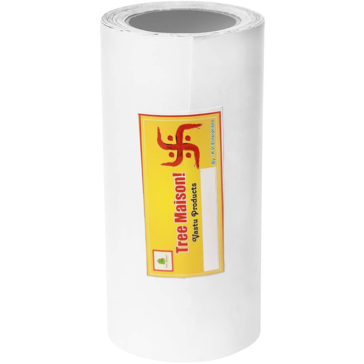 Tree Maison Coronating Homes Vastu White Tapes |Size - 3 Inch| Length- 10 Feet (Approx) |Vastu Remedy For Toilet | Main Door Entrance | Pack Of 1