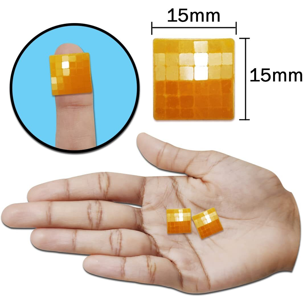 Diy Crafts 50 Grm, As Image, 15Mm X 15Mm As Image Diy Accessory Findings Jewellery Clasps Fittings Diy Jewellery Making Accessories Yellow Color Plastic Material Sha (50 Grm, As Image)