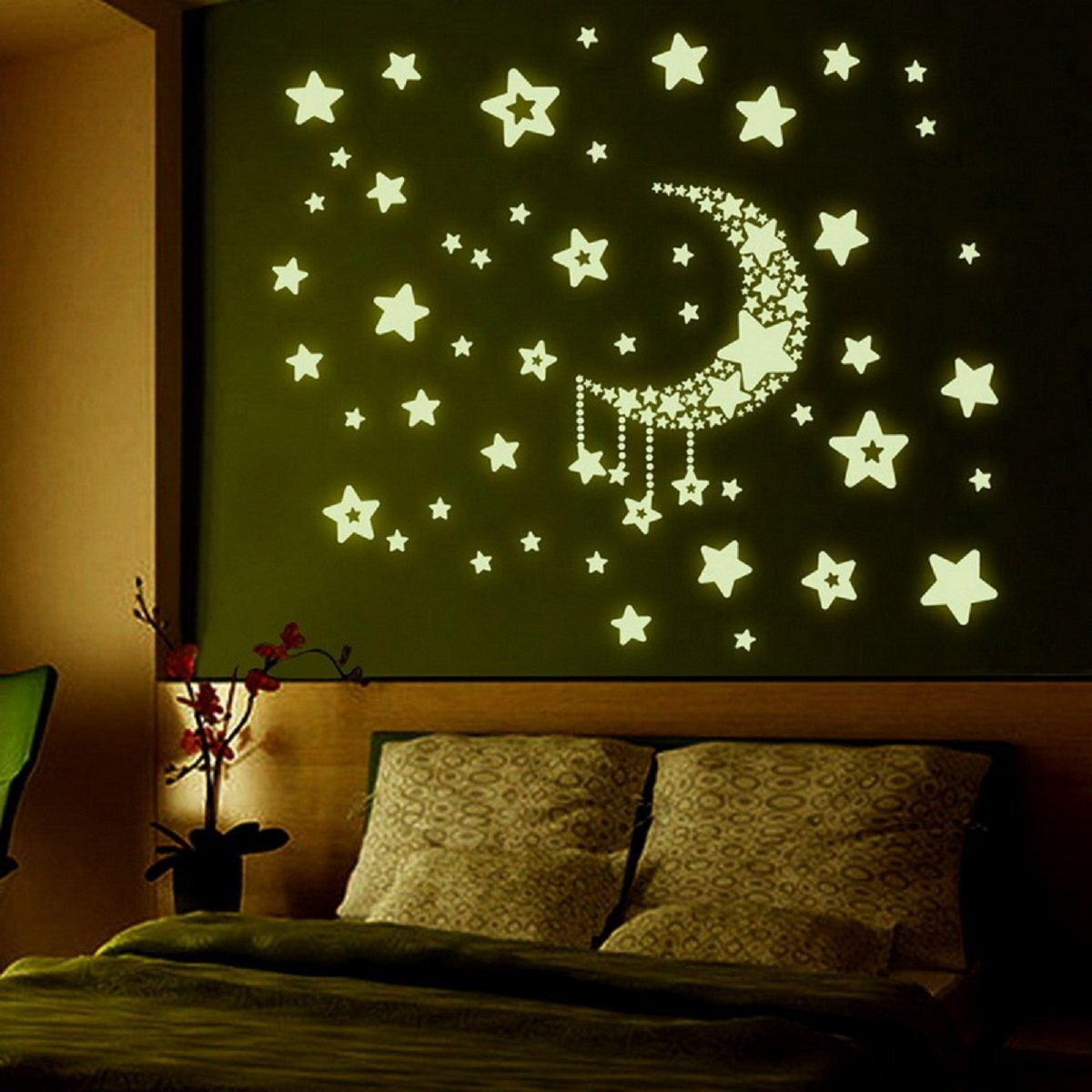 Indian Royals Luminous Stars Radium Stickers For Bedroom, Radium Sticker, For Ceiling, Ceiling Radium Stickers, For Home, Stickers For Bedroom