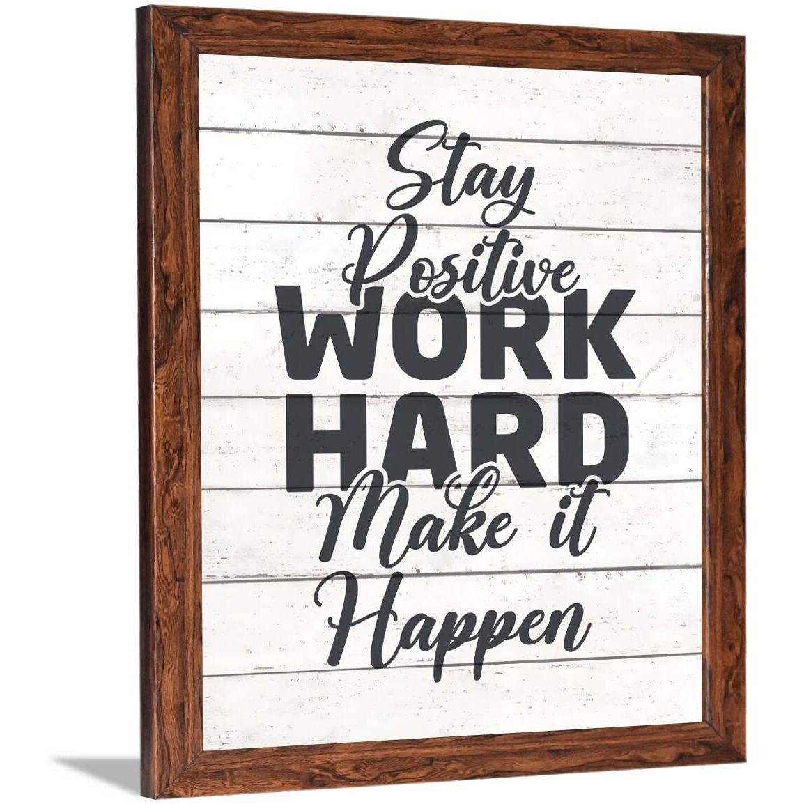 Chaka Chaundh - Hard Work Quotes Wall Frames - Hard Work Motivational Posters With Frame - Motivational Quotes Wall Framed Posters - (13.6 X 10.6 Inches)