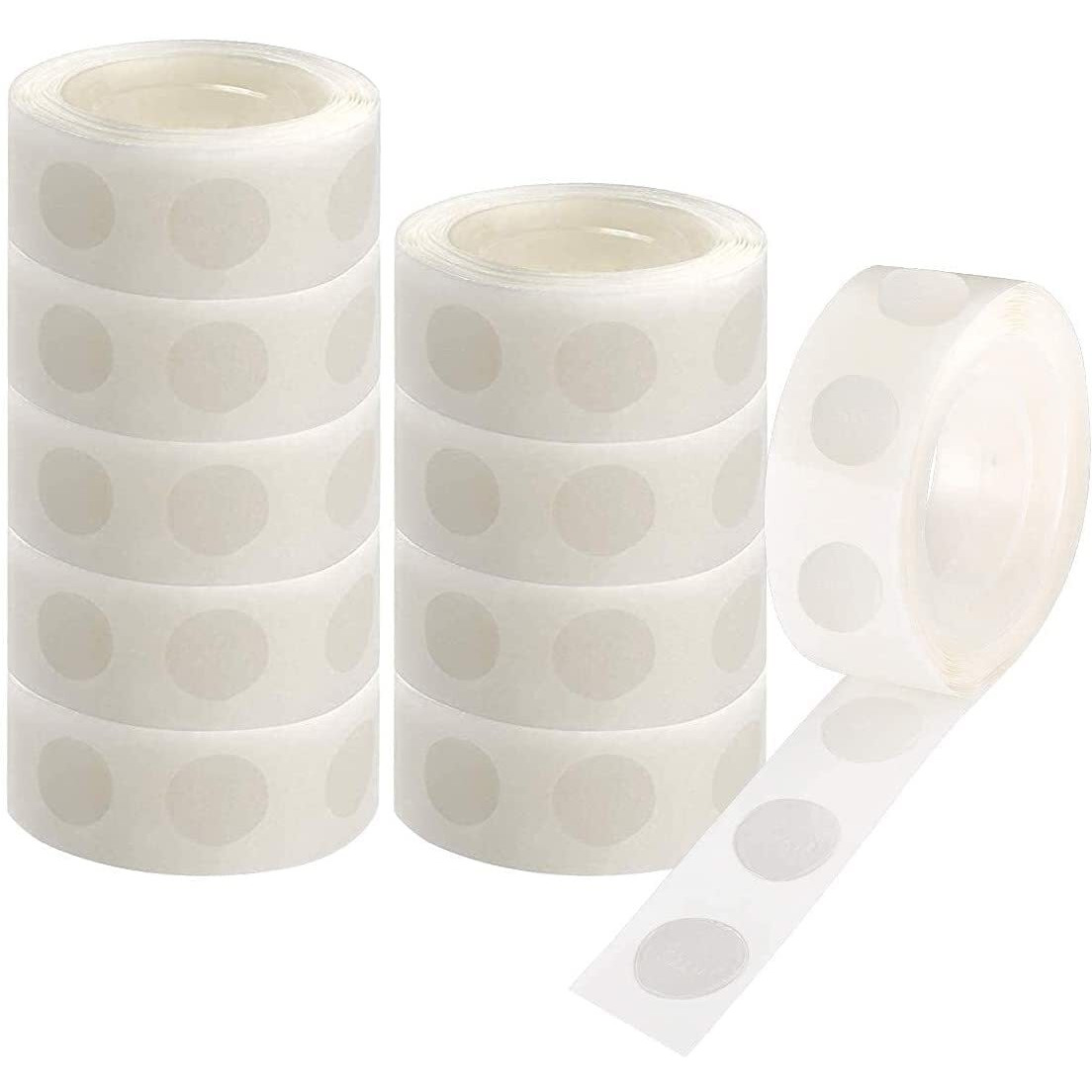 Festiko 1000 Pcs Glue Point Clear Balloon Glue Removable Adhesive Dots Dots Of Glue Tape For Balloons Party Or Wedding Decoration