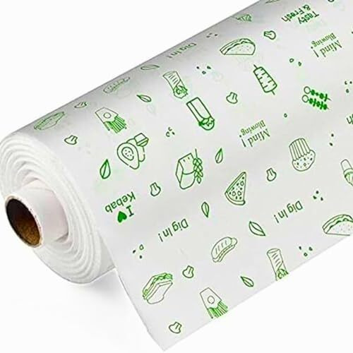 Ofixo Food Wrapping Paper Roll - Premium Non-Stick Butter Wrapping Paper. Food Wrapping Paper (1 Kg.)