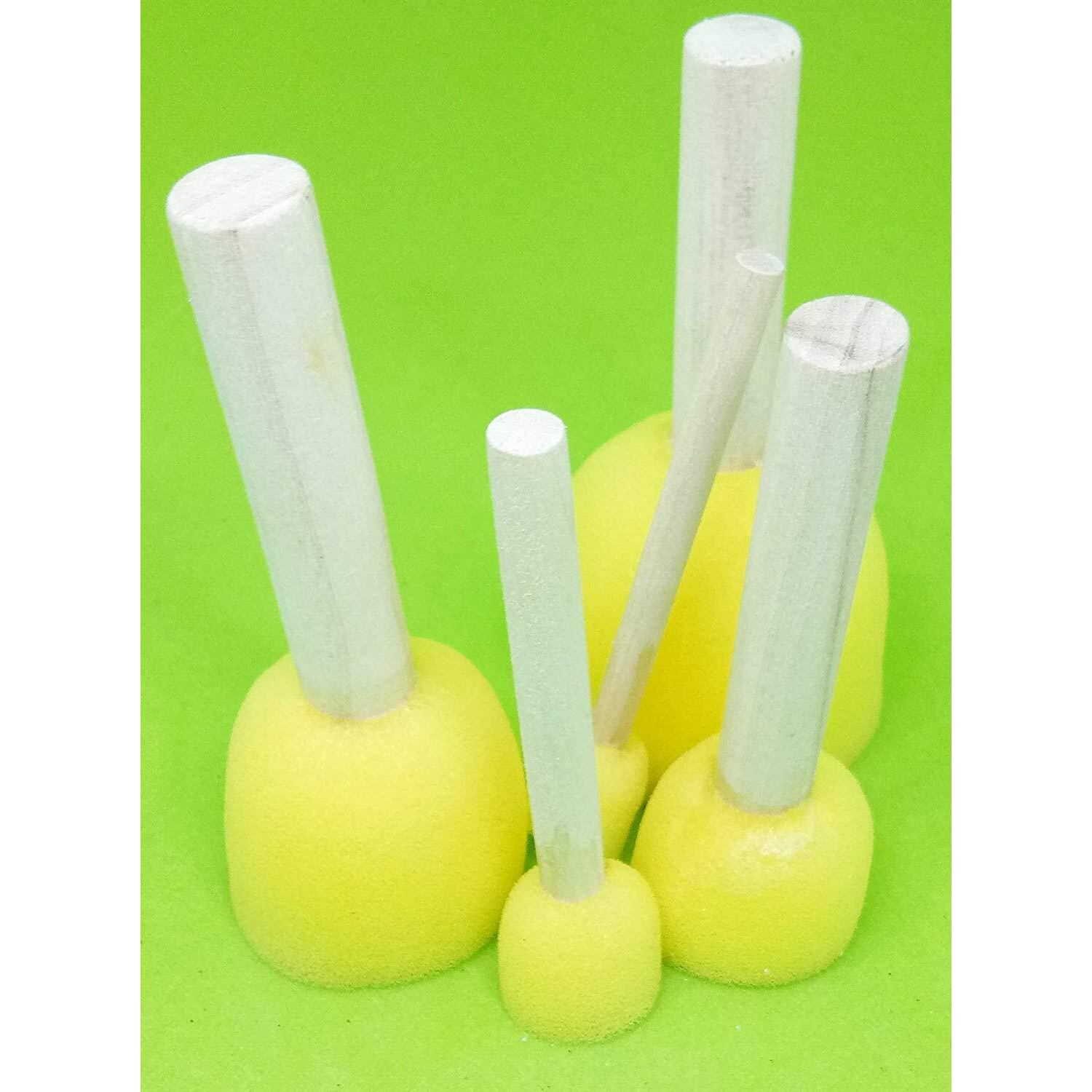 Chrome Yellow Sponge Dabber Set Of 5 Pc