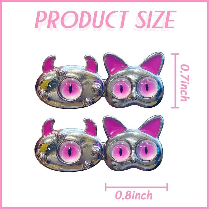 Godfly Pant Waist Tightener, Adjustable Waist Buckle Set, Extra Button For Jeans To Make Tighter, Instant Jeans Button Pins For Pants Jeans Skirts, No Sewing Required (2 Pair)(Pink)