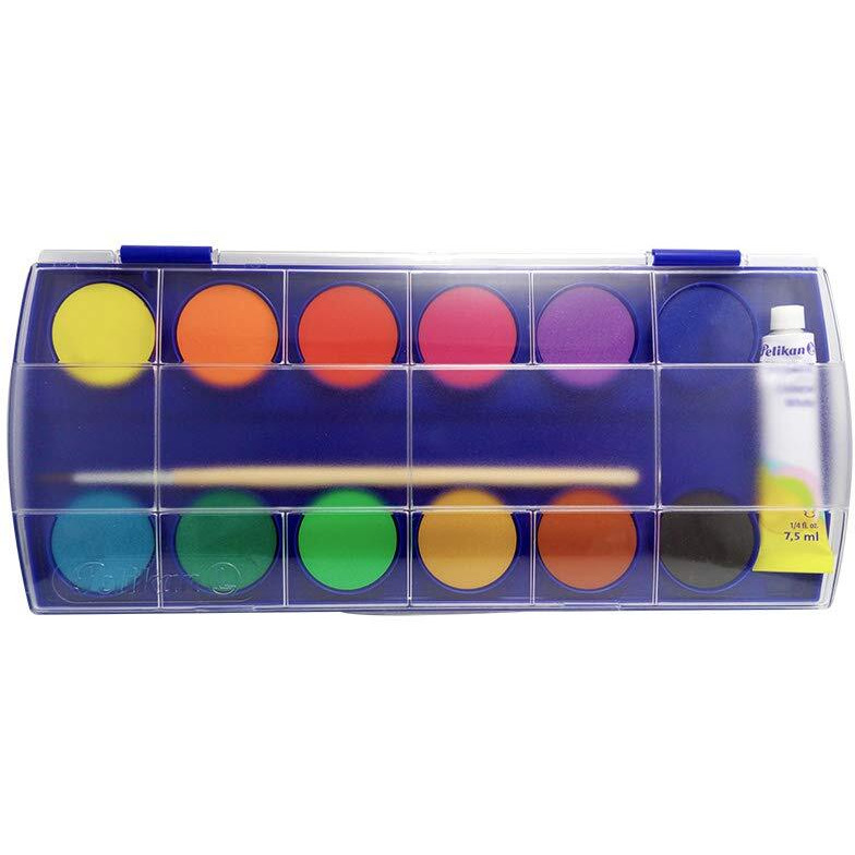 Pelikan Opaque Paintbox With One Tube F355/12T  12 Colours