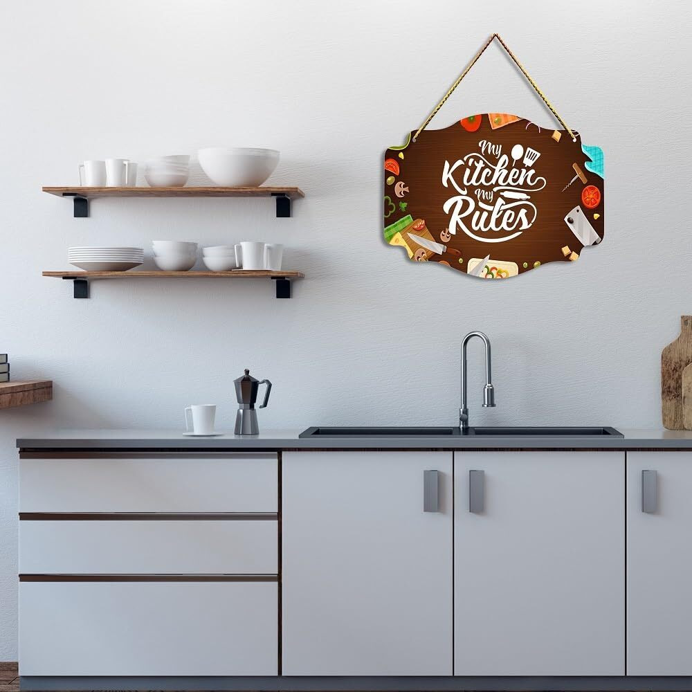 Positive Vibe Lifestyle Kitchen Wall Hanging For Home Decoration Wall Decoration For Dining Area Kitchen Hanging Decorative Items Wall Art Home Decor