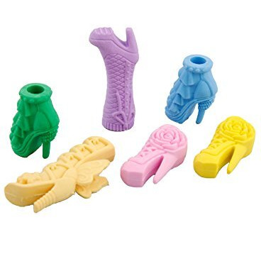 Coi 3D Classy Shoe, Sandal Eraser Set Of Six For Kids