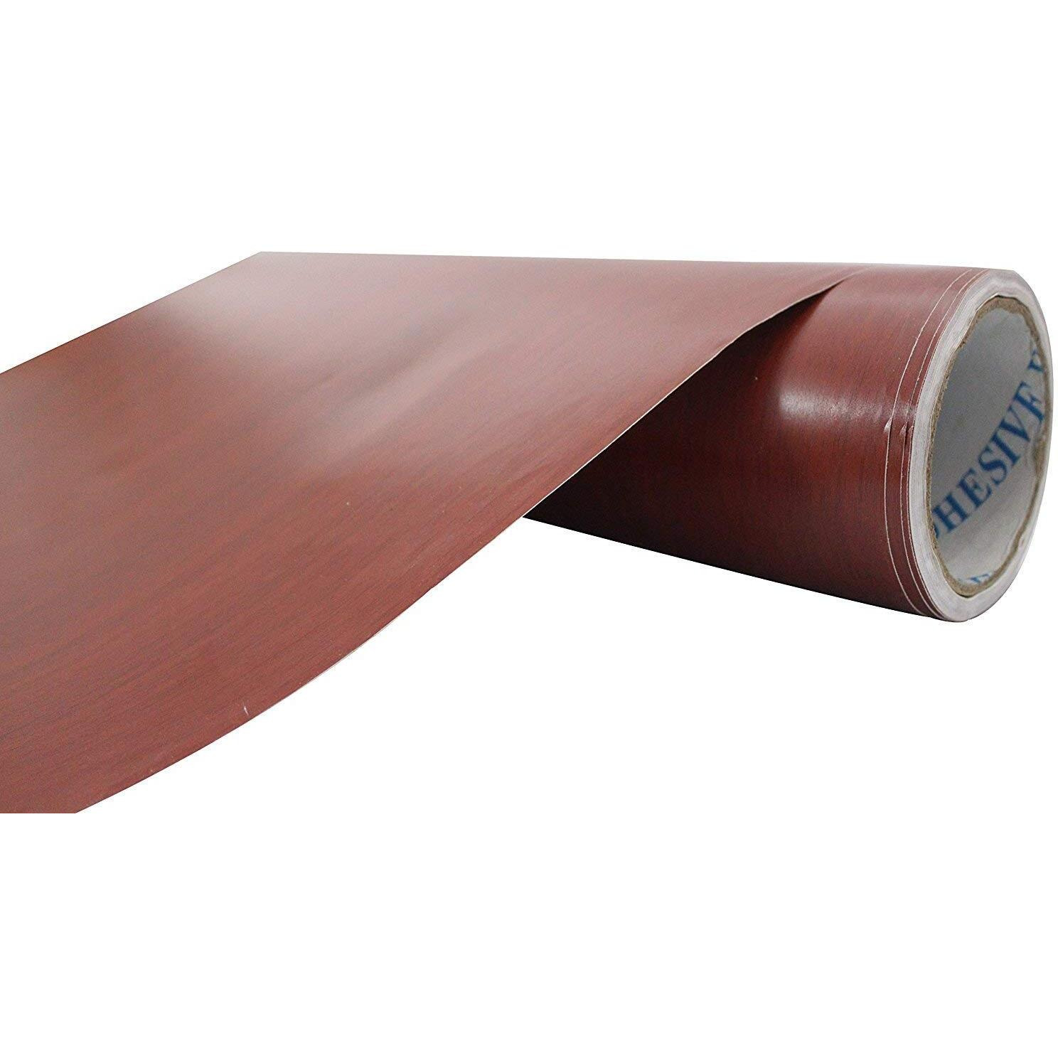 Elton Cedar Grain Oak Wood Adhesive Decorative Vinyl Shelf Liner 12 X 36 Inches