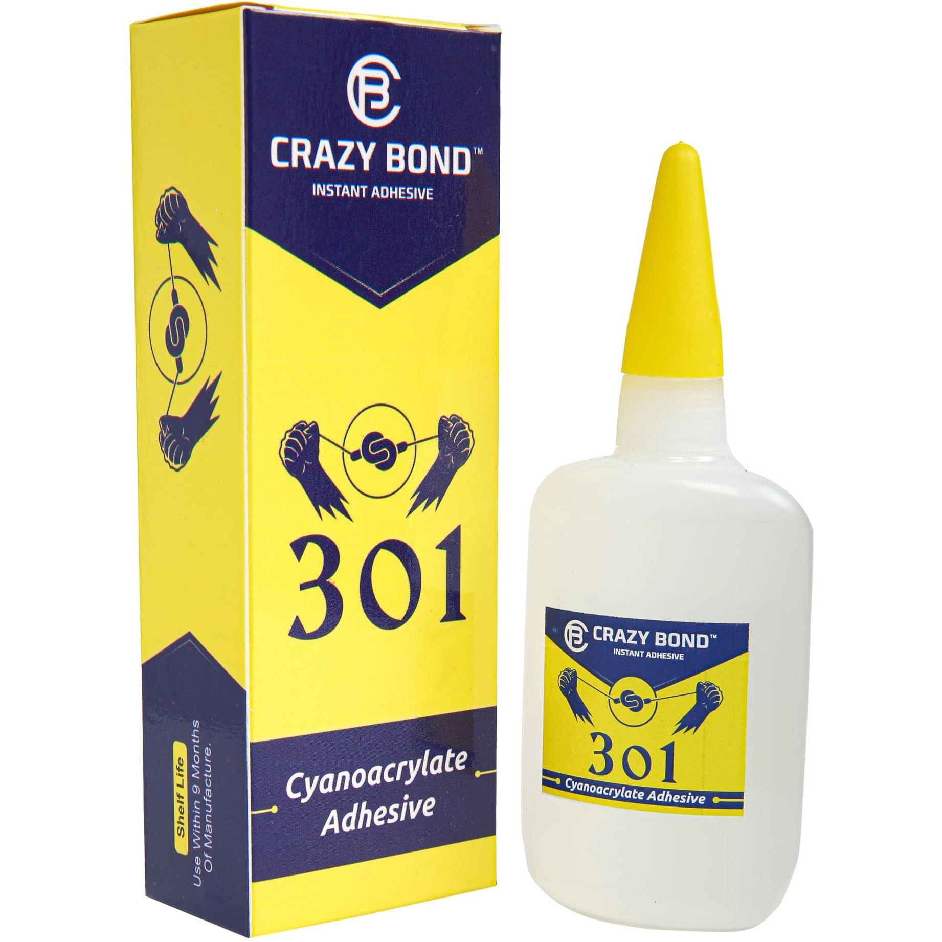 Yfxohar Strong All Purpose Glue For Adhesive Of Mdf, Furniture, Pvc/Wpc Board, Mica, Charcoal, Rubber, Ceramics, Metals, Plastics, Marble, Stone, Bonds In Second Super Glue, 50G