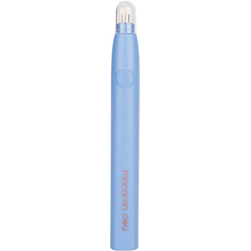 Deli Wh02800 Macaron Electric Eraser, Pack Of 1 With 20 Refills, Color May Vary