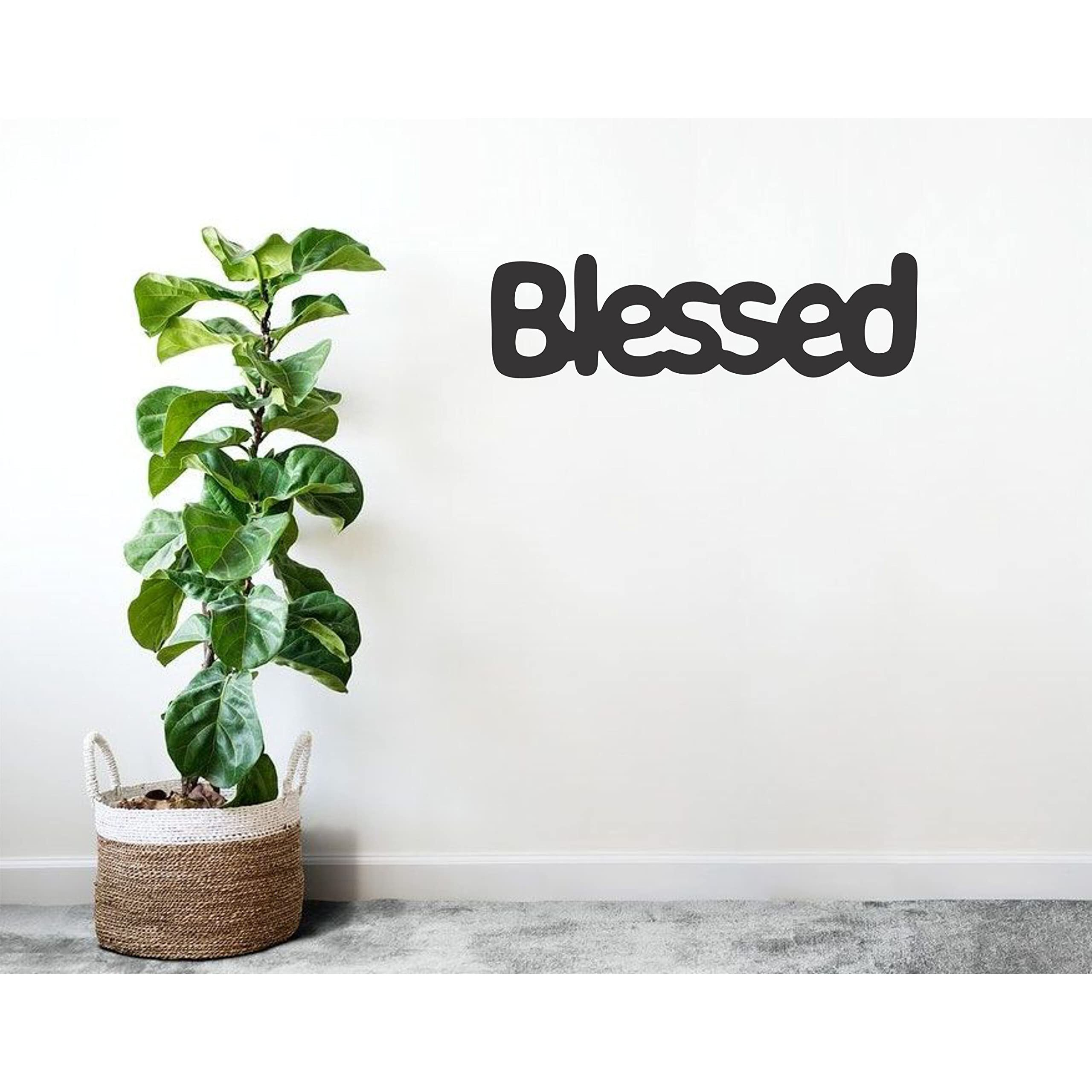 Dreamktraft Blessed Quote Wooden Wall Plaque Or Wall Decoration For Home Office, Living Room And Gifting Dcor