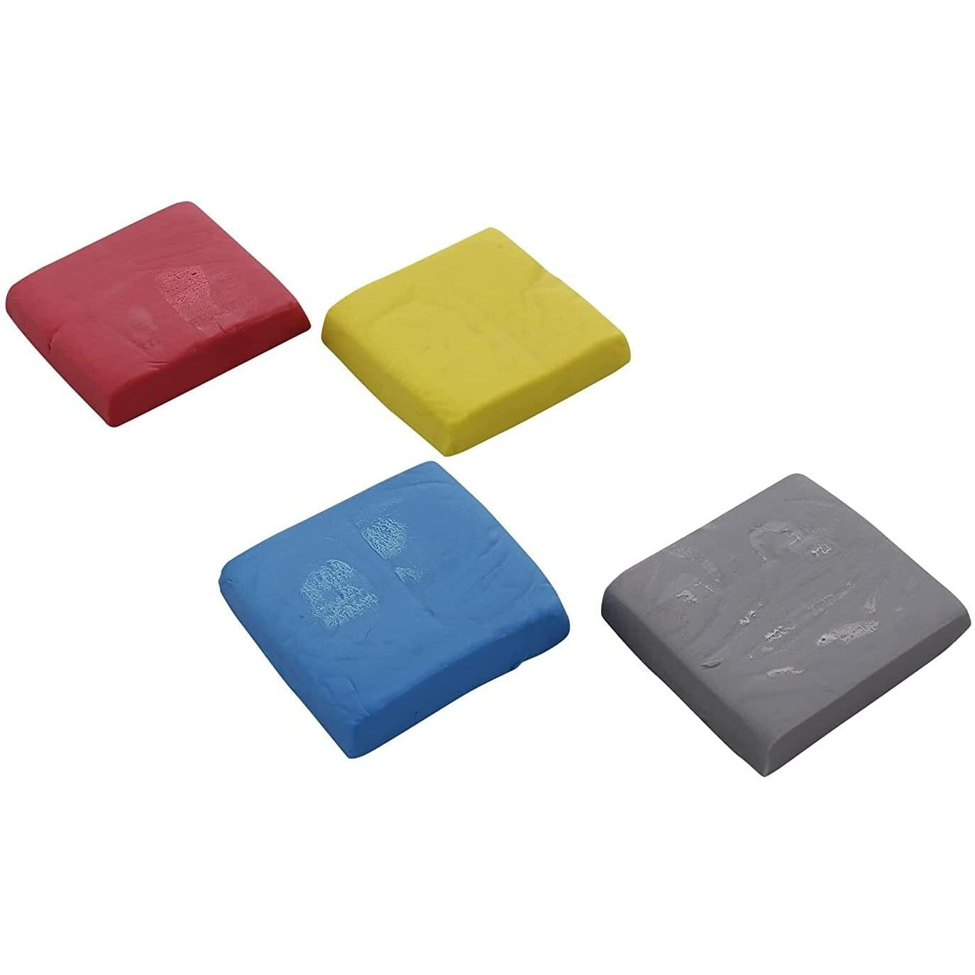 Qatalitic Set Of 4 Colorful Kneadable Art Eraser, Artist Eraser, Kneaded Erasers For Artists, Kneadable Erasers, Drawing Erasers, Erasers For Sketching