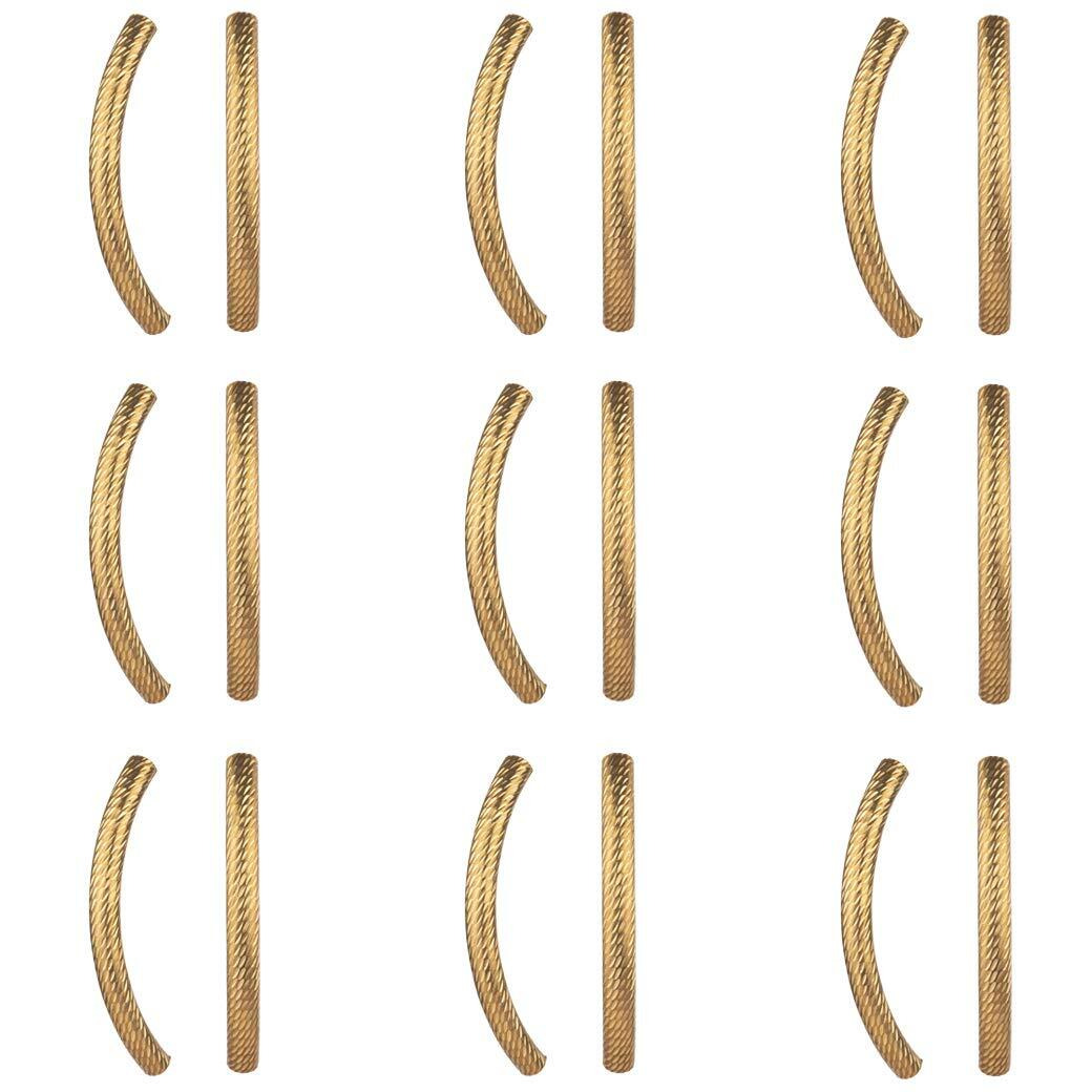 Diy Crafts Pack Of 10Pcs 10X1, Gold Color, 10Pcs/Lot 82Mmx7Mm As Image Jewellery Display Cards For Necklaces Jewellery-Making Display (Pack Of 10Pcs 10X1, Gold Color)