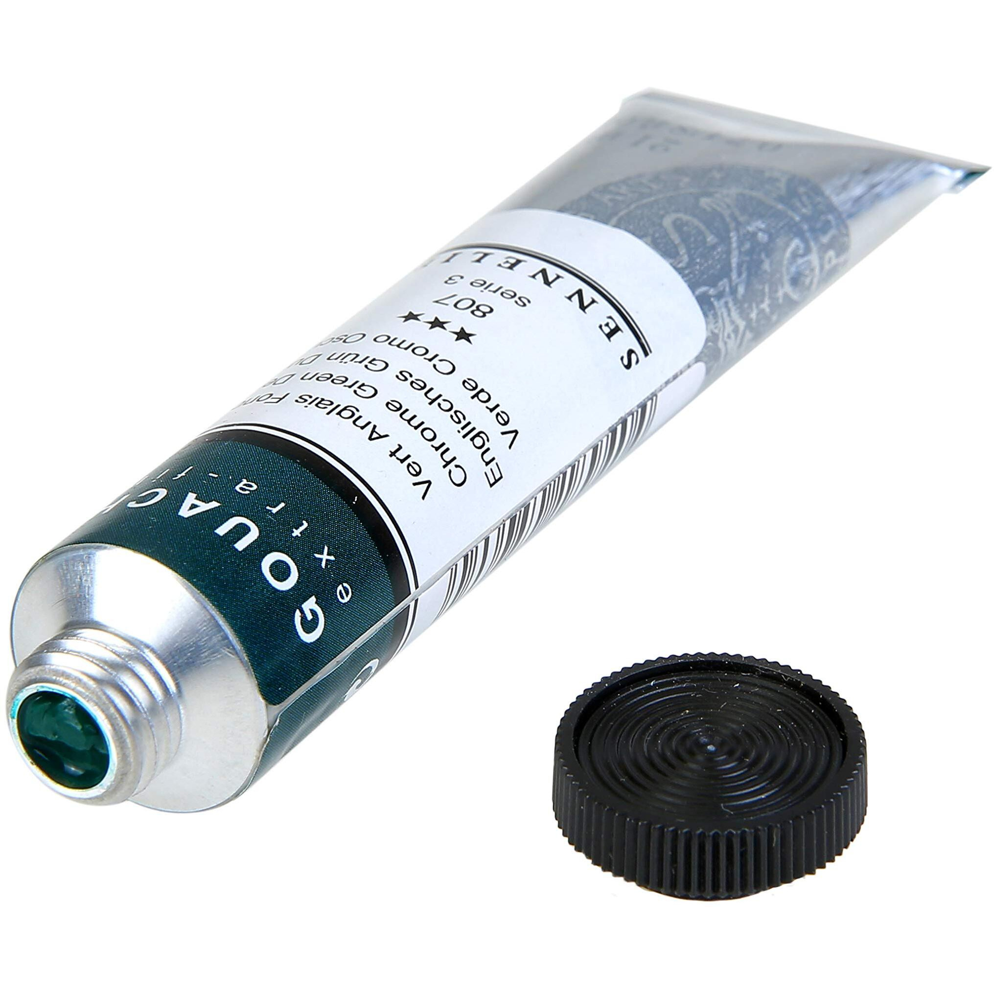 Sennelier Extra Fine Gouache Tube 21Ml S3 Chrome Green Deep