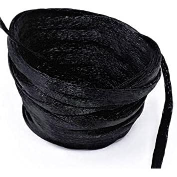 3K Dark Silk Black Kala Nazar Dhaga,20 Meters Religious Black Thread-Kala Dhaga-Anant Dhaga-Najar Surksha For Boys,Girls (Pack Of 1)
