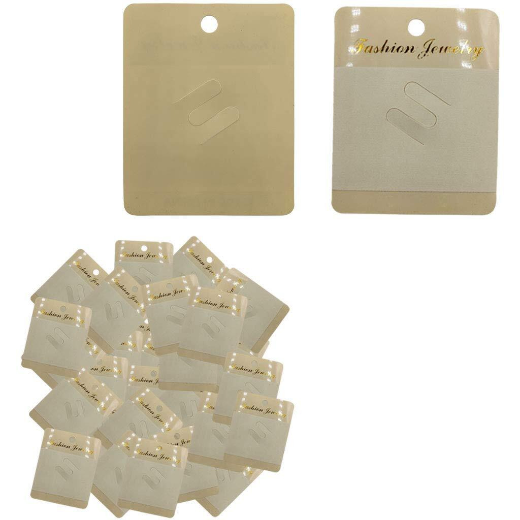 Diy Crafts Pack Of 100Pcs 50X2, Multi Color, 50Pcs/Lot 7.5Cmx6Cm As Image Jewellery Display Cards For Necklaces Jewellery-Making Display (Pack Of 100Pcs 50X2, Multi Color)