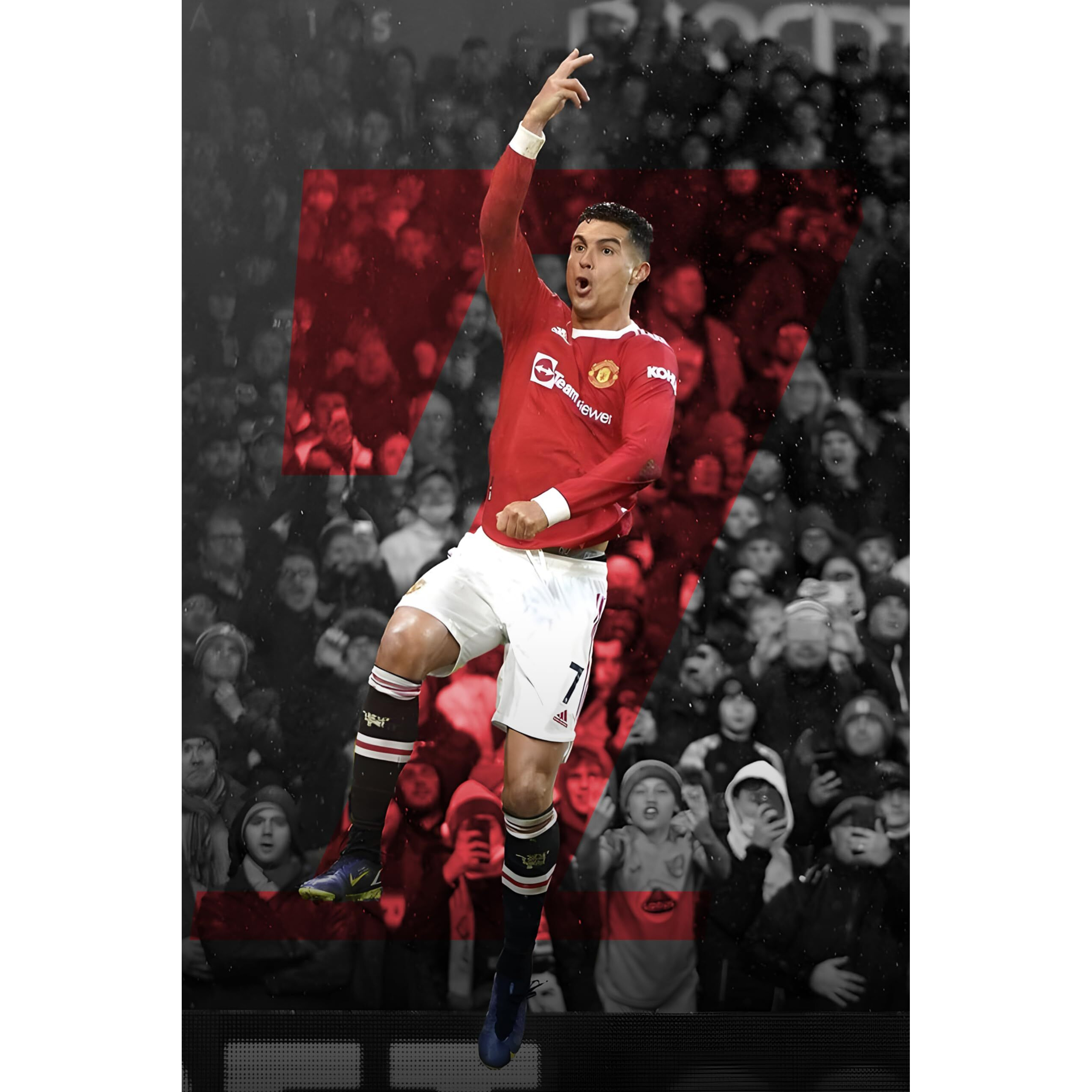 Cristiano Ronaldo Posters | Ronaldo Siuu Wall Stickers | Ronaldo Poster 3D | Ronaldo Poster Large | Ronaldo 7 Sticker | Cr7 Posters For Wall | Ronaldo Posters For Room Decoration