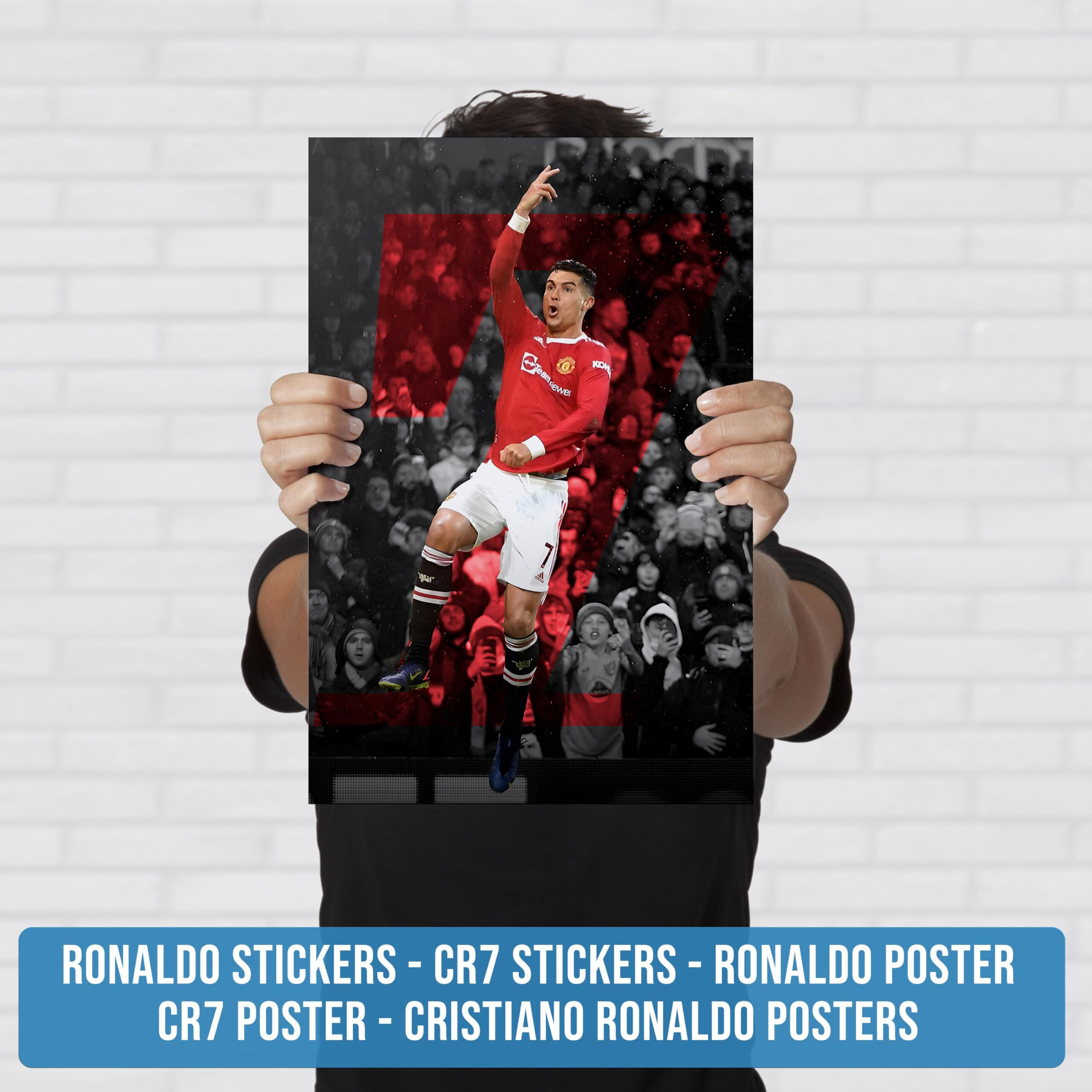 Cristiano Ronaldo Posters | Ronaldo Siuu Wall Stickers | Ronaldo Poster 3D | Ronaldo Poster Large | Ronaldo 7 Sticker | Cr7 Posters For Wall | Ronaldo Posters For Room Decoration
