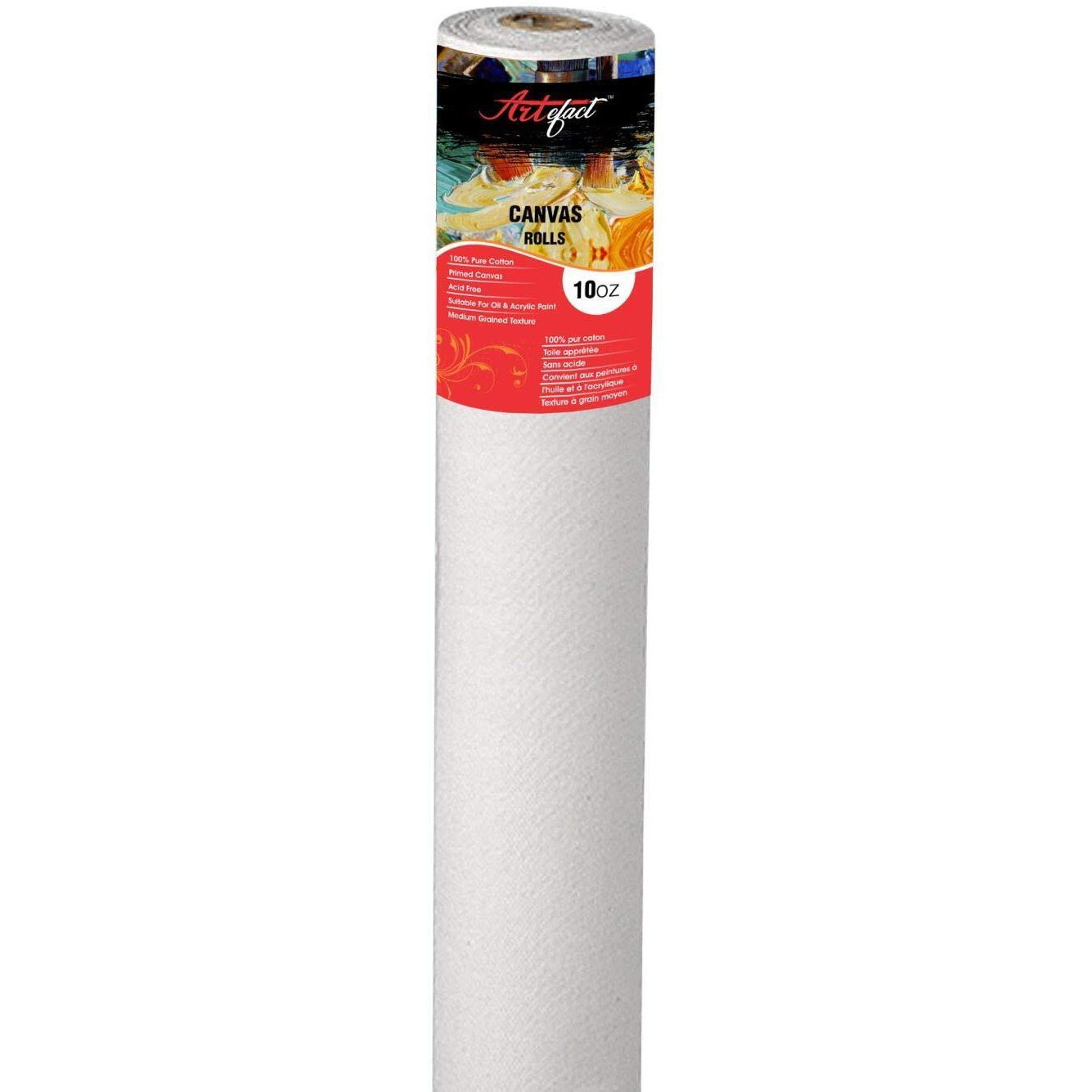 Artifact Cotton Primed Painting Canvas Roll 10 Oz (36" X 5 Meter)