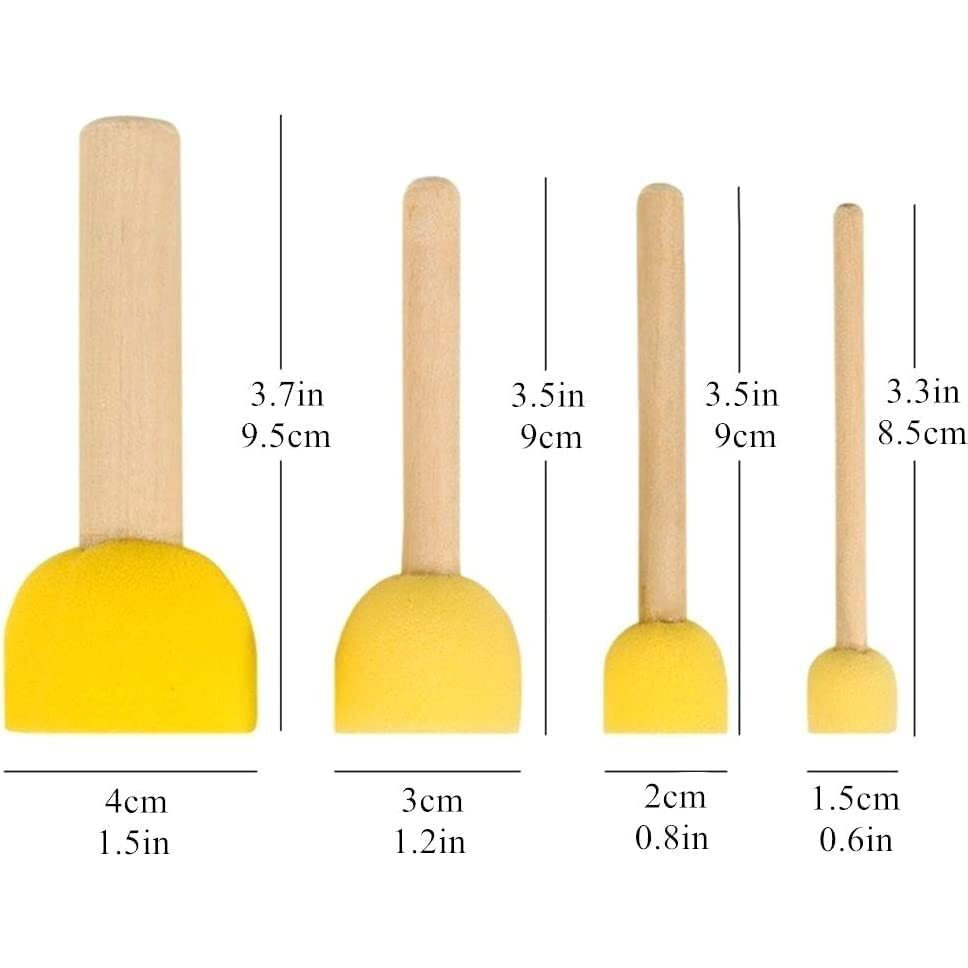 Verixpress Yellow Sponge Dabber Pack Of 5