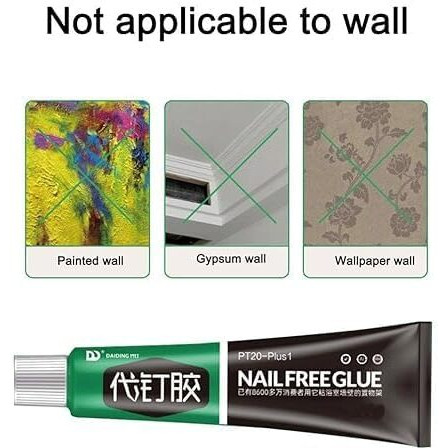 Olafur Nail Free Sealant Glue Multifunction Adhesive Glue, All-Purpose Glue,Super Glue Adhesive, Strong Glue For Wood, Ceramic, Metal, Glass,Heavy-Duty Adhesive, (12 Gram X Pack Of 2) (Glue)