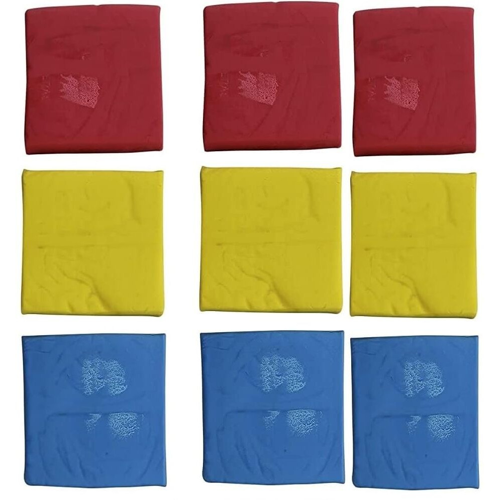Amazon Brand  Umi 9Pc Multicolor Kneadable Artist Small Rubber Eraser Set,Soft Durable Sketch Putty Erasers
