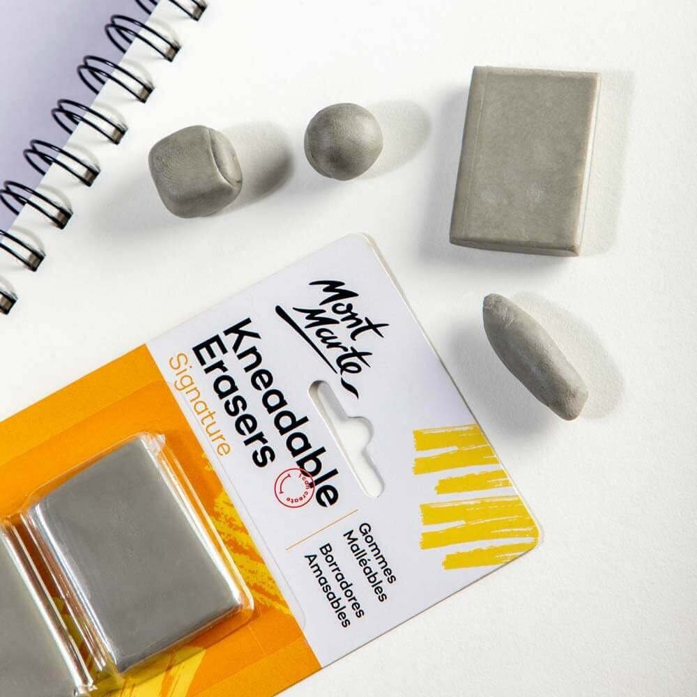 Mont Marte-Mont Marte Kneadable Erasers- Clamshell 2Pcs