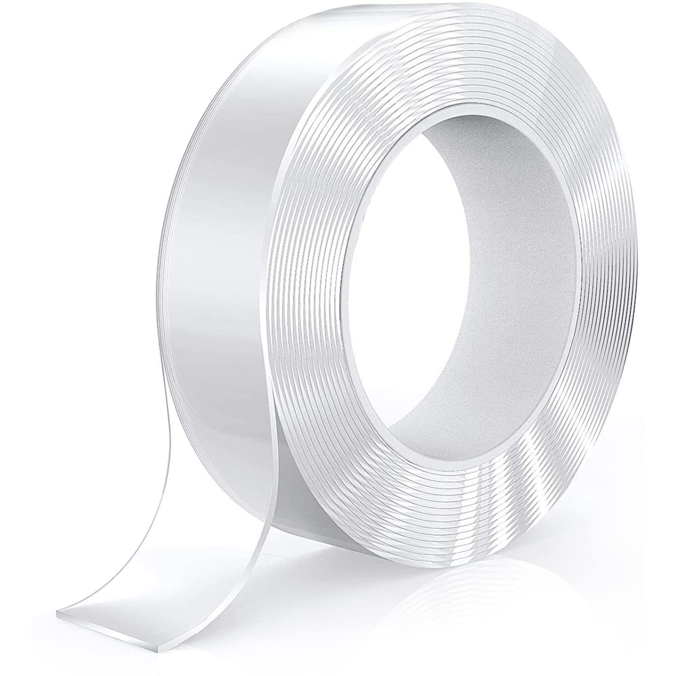 Dlest Double Sided Tape - Multipurpose Adhesive Silicone Tape, Heavy Duty, Heat Resistant, Multi-Functional, Removable, Washable, Reusable Anti-Slip Gel Nano Grip Tape (1)