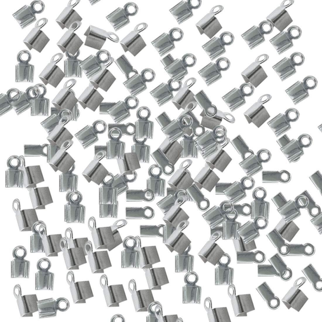 Diy Crafts Pack Of 200Pcs 100X2, Silver Color, 100Pcs/Lot 7Mmx3Mm As Image Jewellery Display Cards For Necklaces Jewellery-Making Display (Pack Of 200Pcs 100X2, Silver Color)