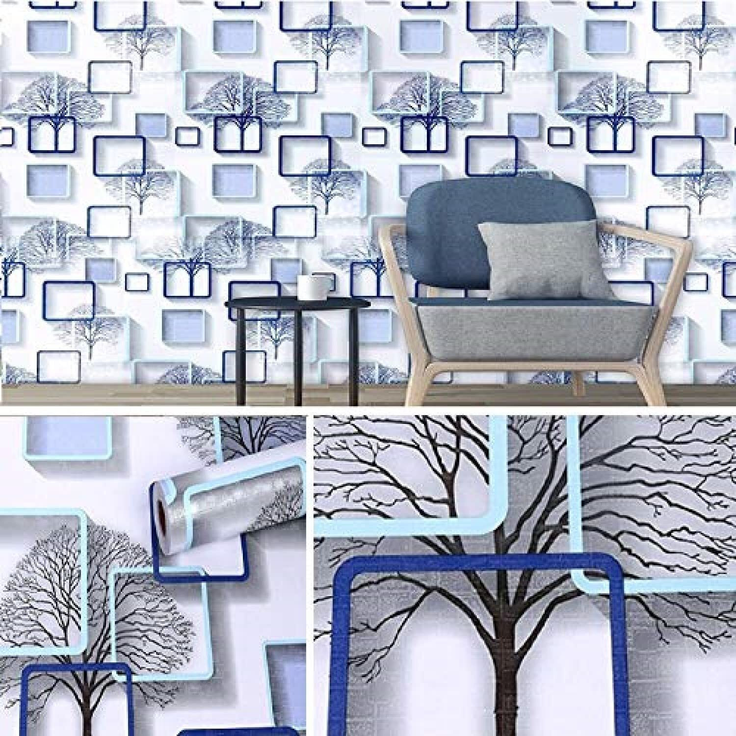 Jaamso Royals Peel And Stick Self Adhesive Wallpaper, Wall Poster, Wall Sticker, Pvc Self Adhesive For Bedrooms, Living Room, Hall, Play Room, Garden Home Decoration Stickers (200 Cm X 45 Cm)