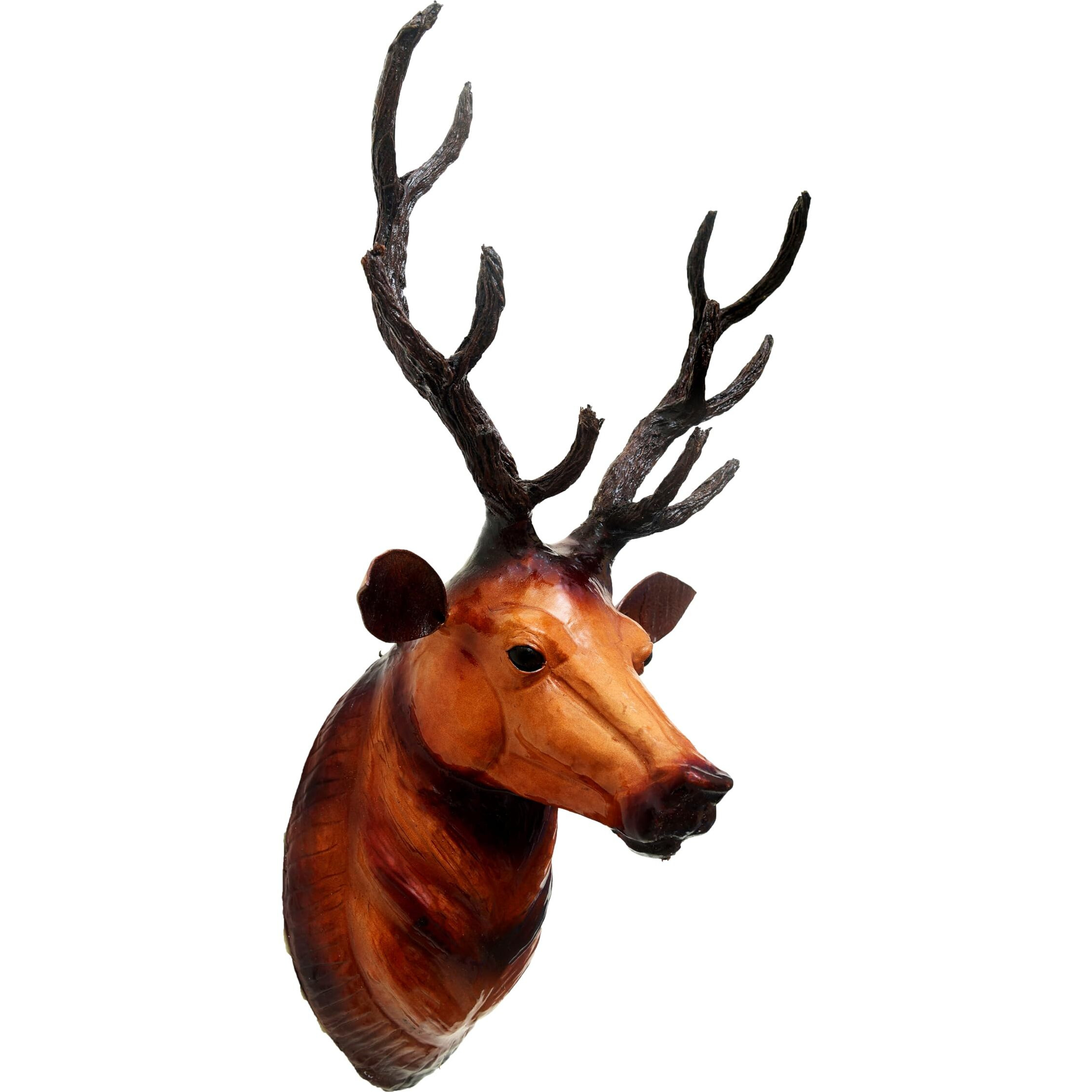 Nb Crafted Decoration Items For Living Room Deer Head Wall Hanging Showpiece For Home, Hotel, Restaurants, Cafe Interior Decor Showpiece (Pack Of 1)