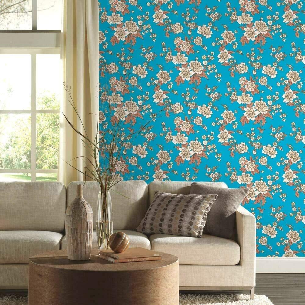 Jaamso Royals Wallpaper Removable Peel And Stick Self Adhesive Film Stick Paper Pvc Self Adhesive For Bedrooms, Living Room, Hall, Play Room, Garden Home Decoration Stickers (200 Cm * 45 Cm)