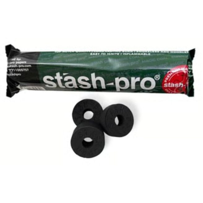 Stash-Pro Magic Coal Coconut Charcoal, Quick Light, 50 Pieces, Pack Of 5 Rolls