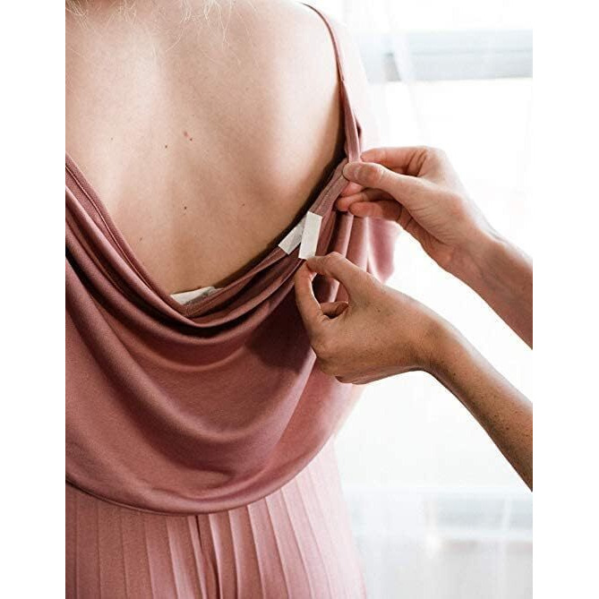 Snozio Fearless Double Sided Tape For Fashion, Clothing And Body - 36 Strips Pack | All Day Strength Invisible Dress Tape For Women | Gentle To Stick On Skin And Clothes