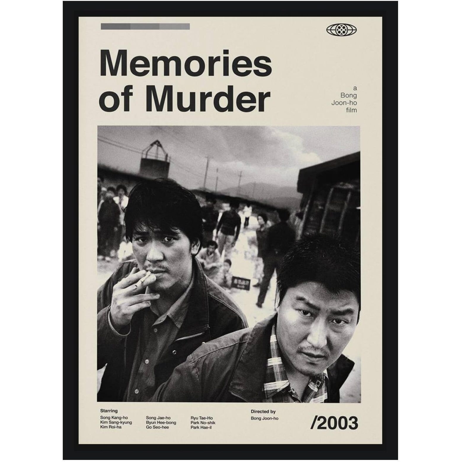 Blinkart Aesthetic (Memories Of Murder) Movie Photo Frame Album Poster Mid Century Wall Art Print Decor For Home Bedroom Living Room Bedroom Home, Office & Study Room
